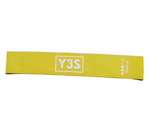 Guma oporowa do ćwiczeń Y3S Mini Band żółta średnia