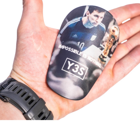 Mini ochraniacze piłkarskie Y3S Messi 10/6cm