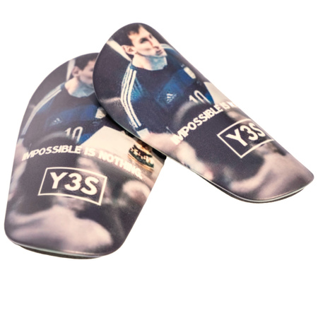 Mini ochraniacze piłkarskie Y3S Messi 10/6cm