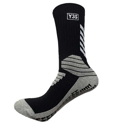 SKARPETY PIŁKARSKIE ANTYPOŚLIZGOWE SPORTOWE CZARNE Y3S