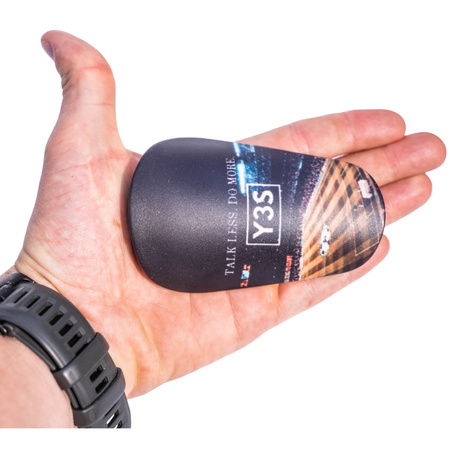 Mini ochraniacze piłkarskie Y3S Talk less 10/6cm