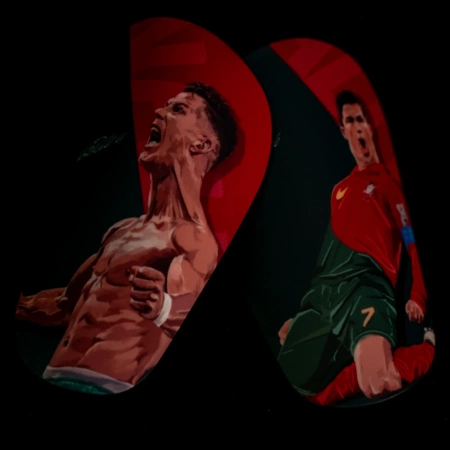Ochraniacze RONALDO piłkarskie dla DZIECI I DOROSŁYCH profesjonalne MAŁE