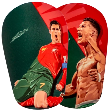 Ochraniacze RONALDO piłkarskie dla DZIECI I DOROSŁYCH profesjonalne MAŁE